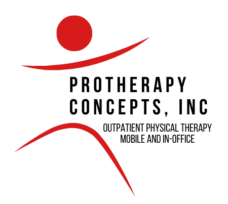 Protherapy Concepts, Inc Logo, it is red and black.